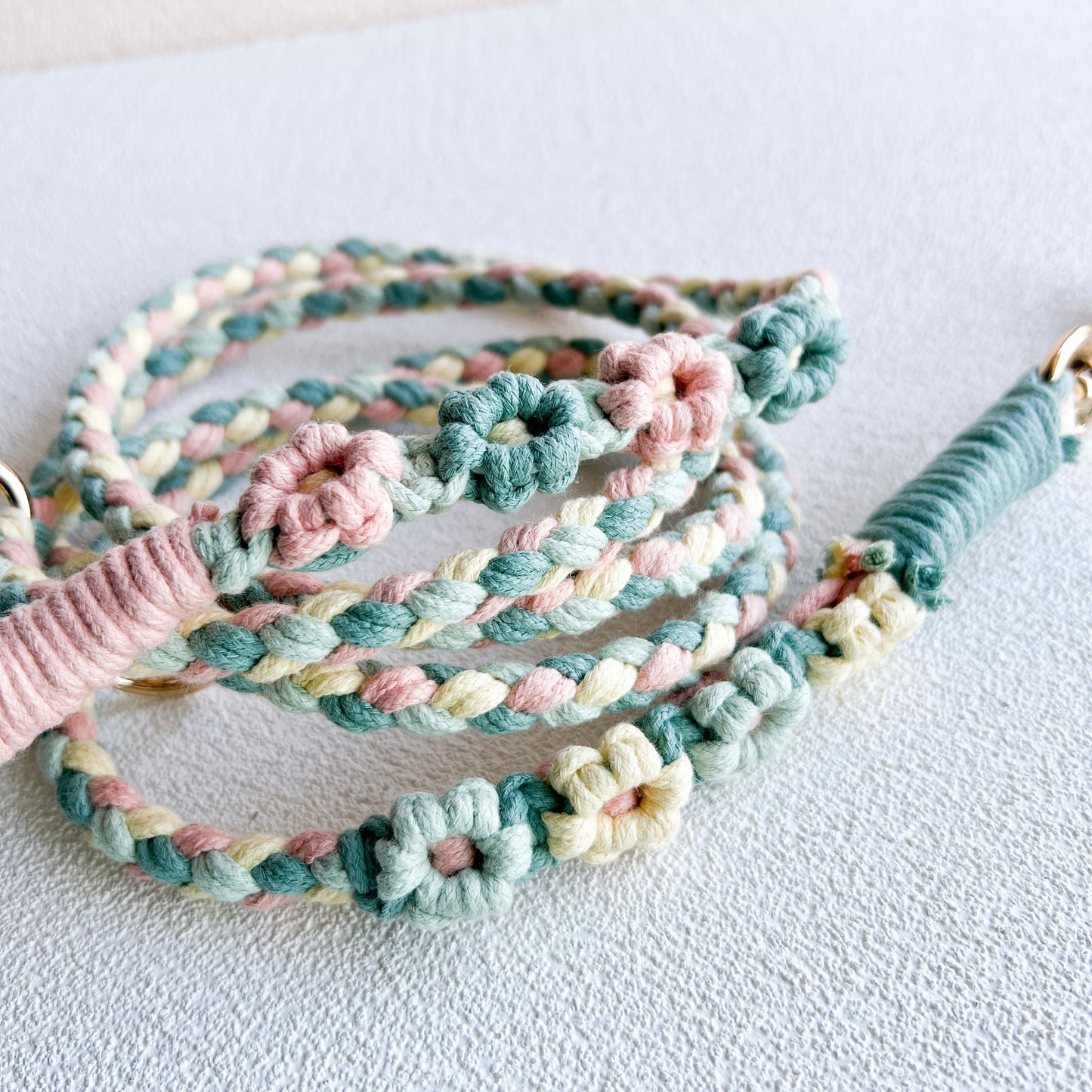 Cotton Cloud Daisy Dual-end Leash