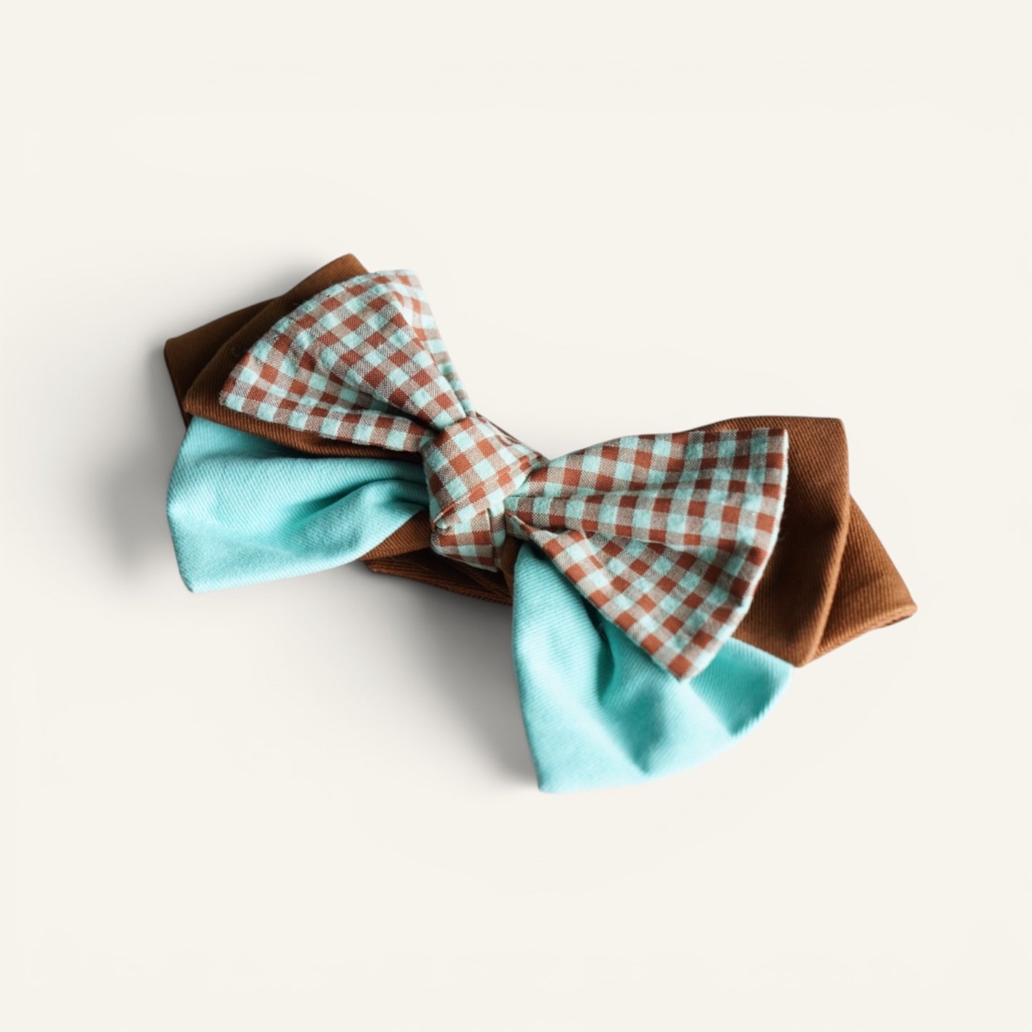 Blooming Bow Bandana | Mint Choco