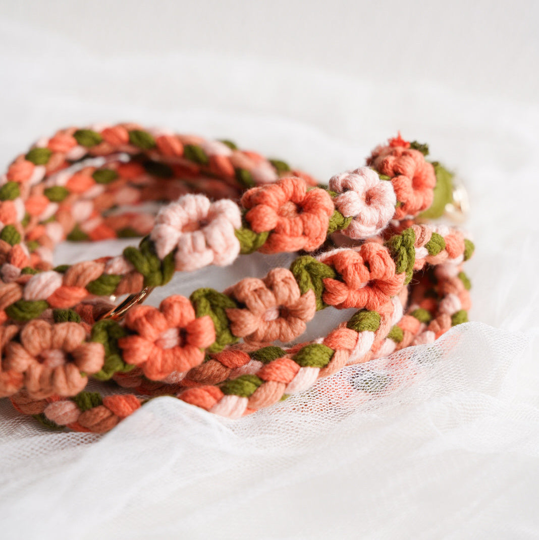 Cotton Cloud Daisy Dual-end Leash