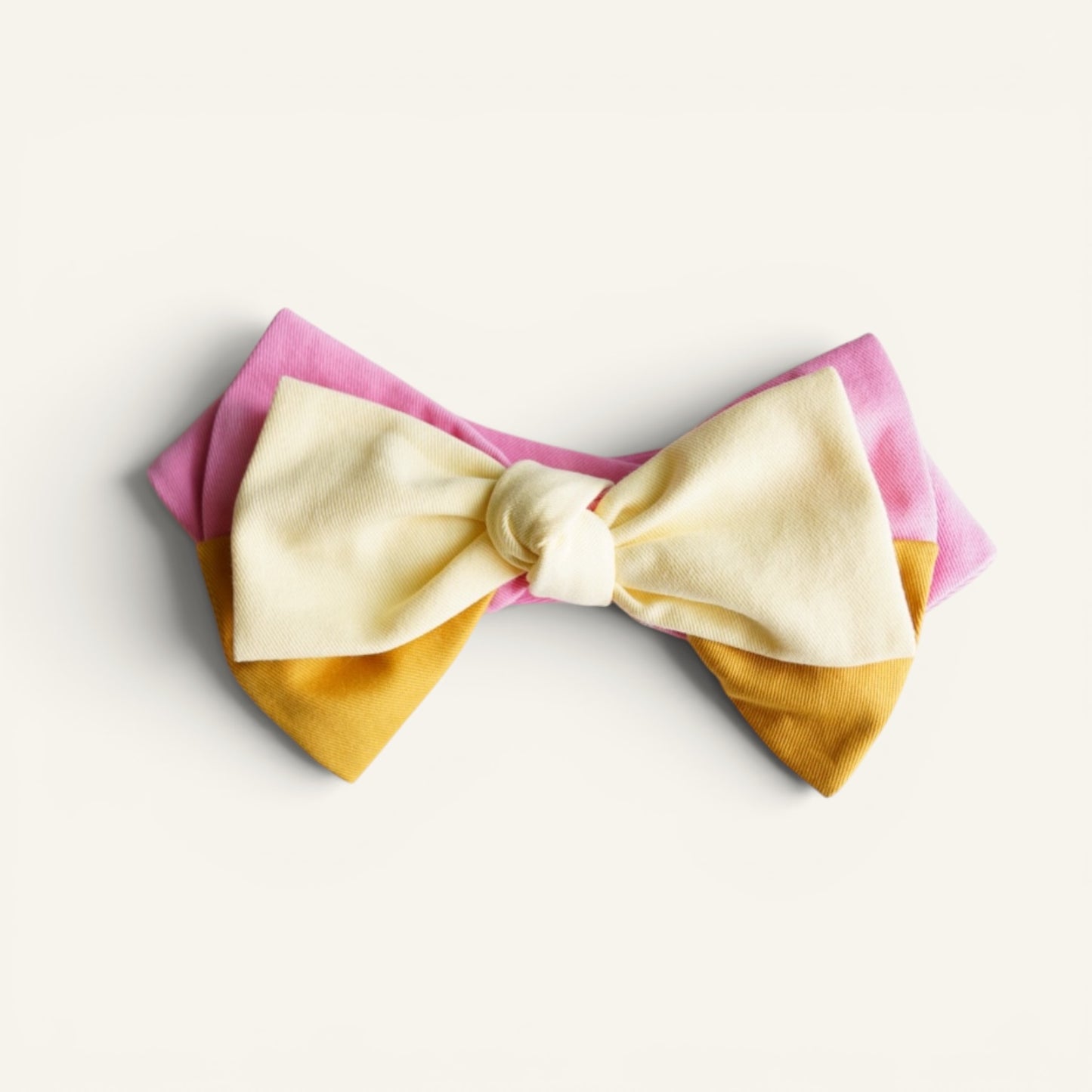 Blooming Bow Bandana | Pink Sunset