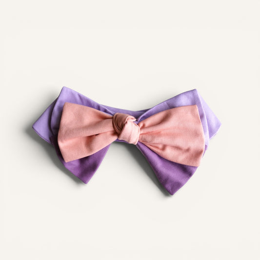 Blooming Bow Bandana | Lavender Blossom